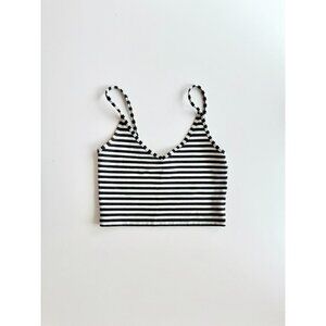 Aritzia SUNDAY BEST Roxboro Striped Ponte Knit Cropped Cami Tank Top, Size XS